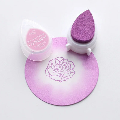 „Water Drops“ rašalo padėklas, skirtas „pasidaryk pats“ iškarpų albumui, „Pasidaryk pats“ nuotraukų albumo dekoravimui „Craft Scrapbooking“ rašalo pagalvėlės antspaudai