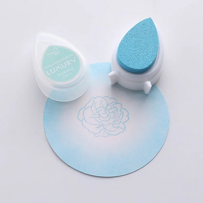 „Water Drops“ rašalo padėklas, skirtas „pasidaryk pats“ iškarpų albumui, „Pasidaryk pats“ nuotraukų albumo dekoravimui „Craft Scrapbooking“ rašalo pagalvėlės antspaudai