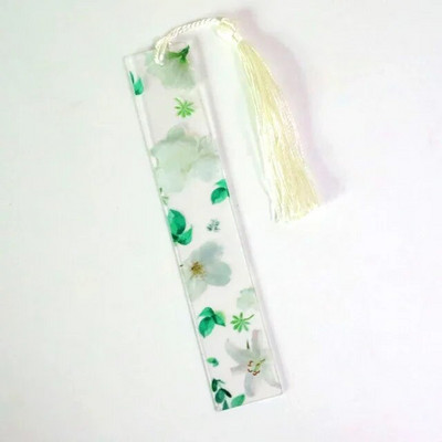 Σειρά λουλουδιών W047 Ακρυλικά σημάδια βιβλίου Λουλούδια Χάρακας Λωρίδα ανάγνωσης Βιβλίου Σήμανση δημιουργικού γραφείου λωρίδες σήμανσης Ευρετήριο Ετικέτα σελιδοδείκτης