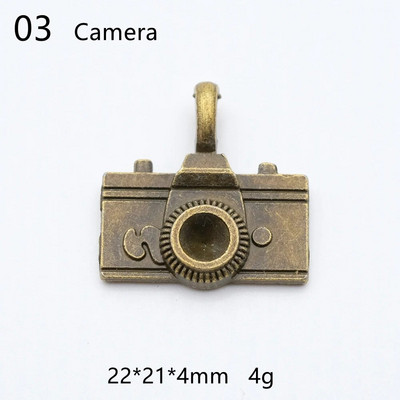 Nr.1-19 Vintage metallist ripats pronksist isetegemise võlu Star Sildid Astro Citation Järjehoidjad Ripats Päevik Kaunistus Kaelakee ornament