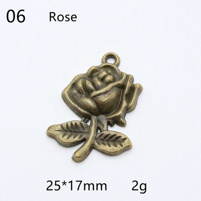 Nr.1-19 Vintage metallist ripats pronksist isetegemise võlu Star Sildid Astro Citation Järjehoidjad Ripats Päevik Kaunistus Kaelakee ornament