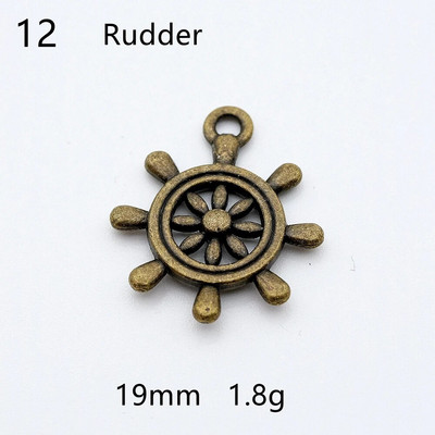 Nr.1-19 Vintage metallist ripats pronksist isetegemise võlu Star Sildid Astro Citation Järjehoidjad Ripats Päevik Kaunistus Kaelakee ornament