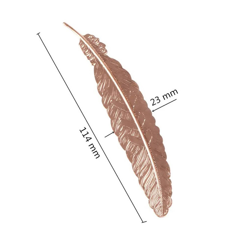 Loominguline retro metallist sulgedega järjehoidja Ilus lahe raamatuleht, lastele õpilaste kingitused, kirjatarbed, koolitarbed, 1 tk