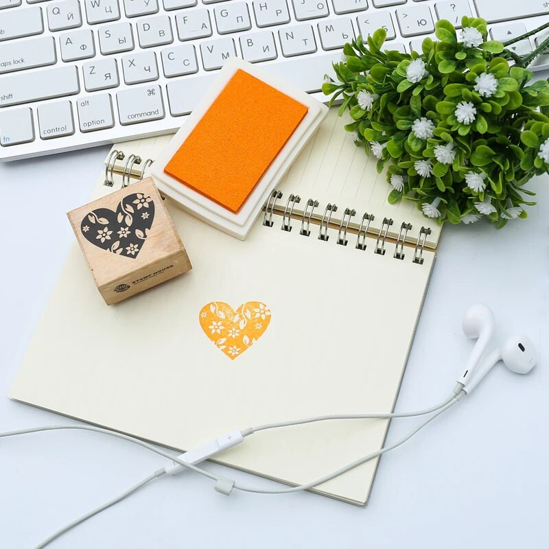 1vnt 15 spalvų didelis rašalo pagalvėlė Antspaudų planuoklė iškarpų knyga silikoninis antspaudas pasidaryk dienoraštis sveikinimo atvirukų gaminimo reikmenys