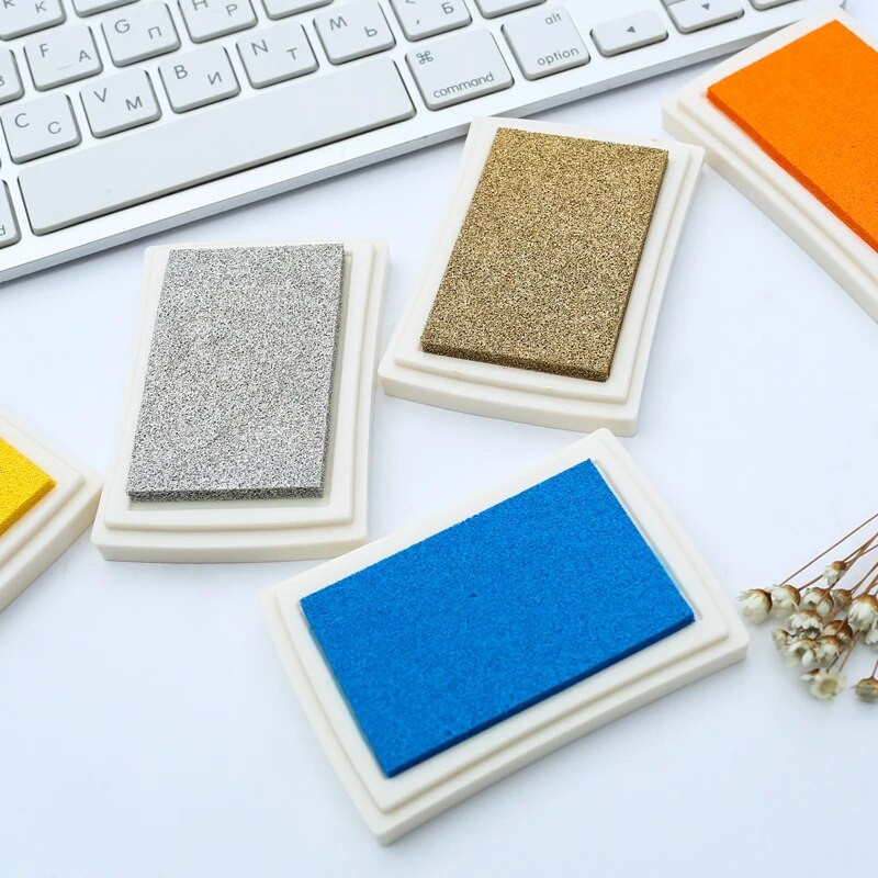 1vnt 15 spalvų didelis rašalo pagalvėlė Antspaudų planuoklė iškarpų knyga silikoninis antspaudas pasidaryk dienoraštis sveikinimo atvirukų gaminimo reikmenys