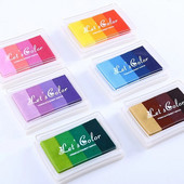 „Pasidaryk pats“ keturių spalvų gradiento rašalo kilimėlis, skirtas „Account Mate“ antspaudams, kūrybiniai raštinės reikmenys antspaudams