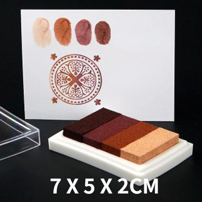 Gradiento spalvingos rankdarbių rašalo pagalvėlės Rankų darbo aliejaus pagrindu pagamintos rašalo pagalvėlės Audinys Popierius Piešimas pirštais Rankinis paskyros iškarpų knygų priedai