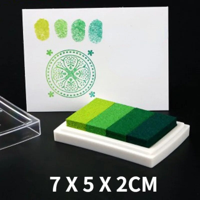 Gradiento spalvingos rankdarbių rašalo pagalvėlės Rankų darbo aliejaus pagrindu pagamintos rašalo pagalvėlės Audinys Popierius Piešimas pirštais Rankinis paskyros iškarpų knygų priedai