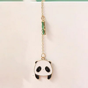 1 τεμ Cute Panda κρεμαστό μεταλλικό σελιδοδείκτη για σελίδες Βιβλία Αναγνώστες Προμήθειες γραφικής ύλης