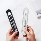 Γελοιογραφία Μεταλλικός σελιδοδείκτης Χάρακας Βιβλιοθήκη Κλιπ Ζυγαριά μέτρησης Σχολικά Προμήθειες 1XCB