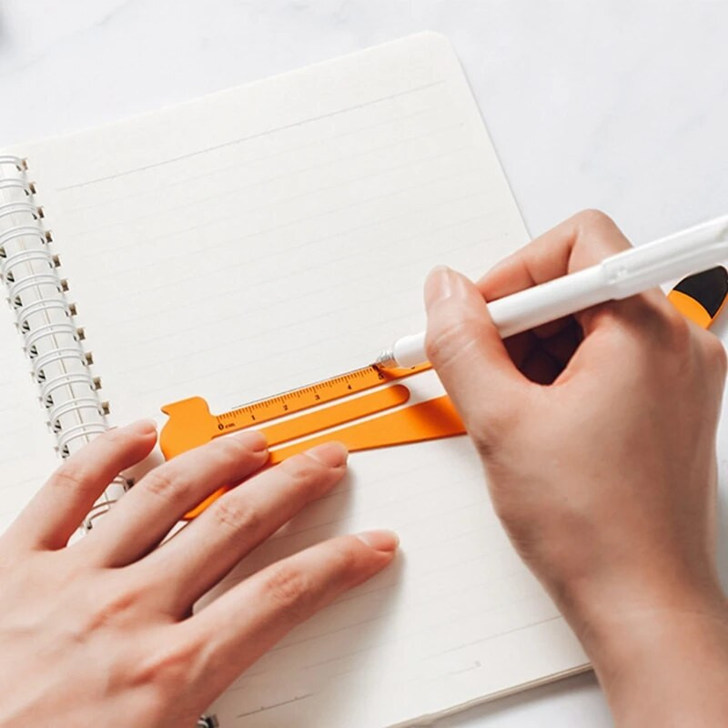 Γελοιογραφία Μεταλλικός σελιδοδείκτης Χάρακας Βιβλιοθήκη Κλιπ Ζυγαριά μέτρησης Σχολικά Προμήθειες 1XCB