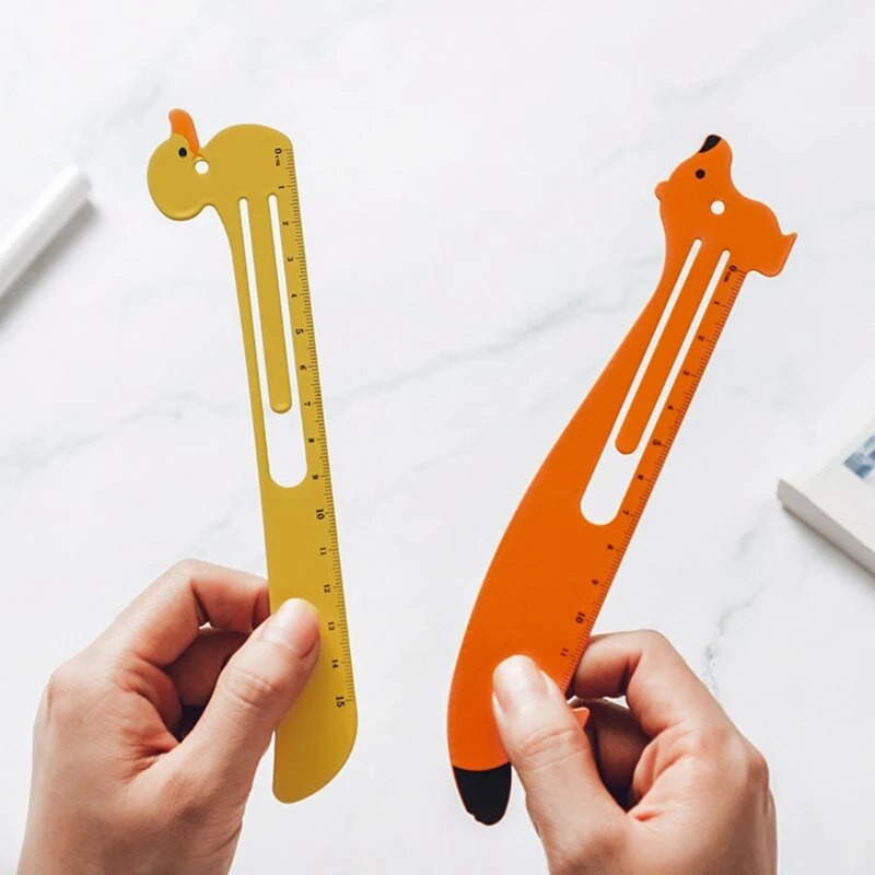 Γελοιογραφία Μεταλλικός σελιδοδείκτης Χάρακας Βιβλιοθήκη Κλιπ Ζυγαριά μέτρησης Σχολικά Προμήθειες 1XCB