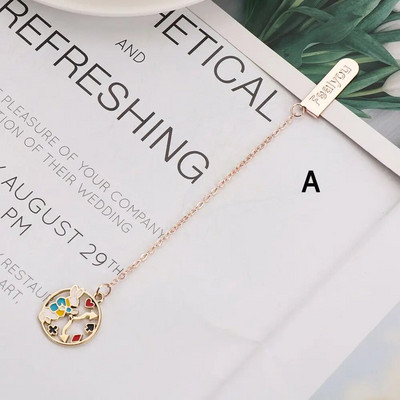 Cute Ins Style Metal Creative Tutt Järjehoidja Multi Styles Raamatuklamber Loomade Puu Astronauti Raamatuhoidja Positsioneerimisklamber