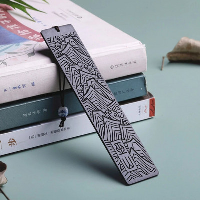 Semn de carte din lemn în stil chinezesc, sculptură retro din mahon, marca de carte pentru studenți, rechizite de scris pentru birou, școală, accesorii de papetărie pentru copii