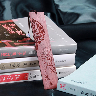 Semn de carte din lemn în stil chinezesc, sculptură retro din mahon, marca de carte pentru studenți, rechizite de scris pentru birou, școală, accesorii de papetărie pentru copii