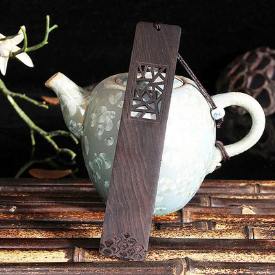 Semn de carte din lemn în stil chinezesc, sculptură retro din mahon, marca de carte pentru studenți, rechizite de scris pentru birou, școală, accesorii de papetărie pentru copii