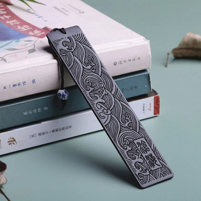 Semn de carte din lemn în stil chinezesc, sculptură retro din mahon, marca de carte pentru studenți, rechizite de scris pentru birou, școală, accesorii de papetărie pentru copii