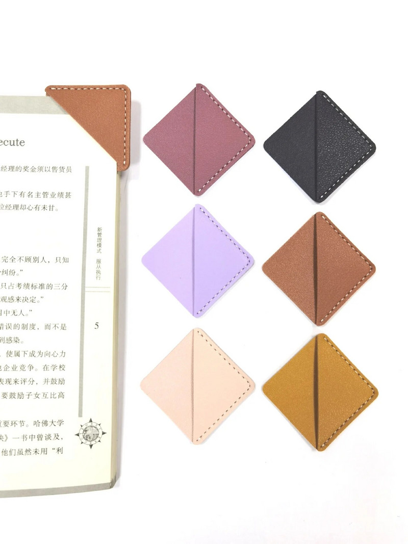 2 vnt. Oda Deimanto formos žymė Žymeklis Puslapis Aplanko kampo apsaugos rinkinys Kvadratinė žymė Knygų žymės Knygos kampelis