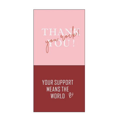 5 * 10 cm 30 gab. Paldies par pirkumu Uzlīmes Plombu etiķetes Preču iepakojuma Aizzīmogošanas Dekorācijas uzlīmes