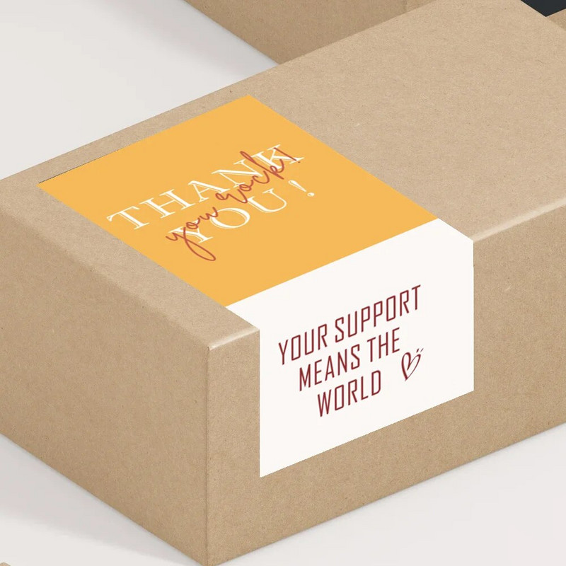 5 * 10 cm 30 gab. Paldies par pirkumu Uzlīmes Plombu etiķetes Preču iepakojuma Aizzīmogošanas Dekorācijas uzlīmes