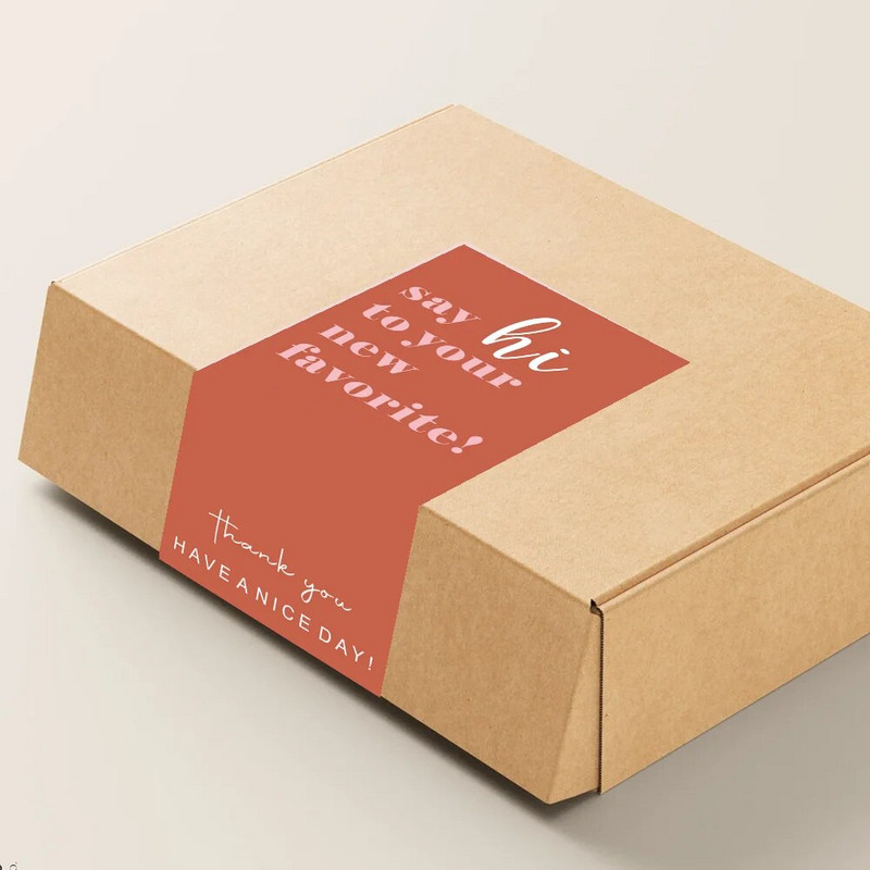 5 * 10 cm 30 gab. Paldies par pirkumu Uzlīmes Plombu etiķetes Preču iepakojuma Aizzīmogošanas Dekorācijas uzlīmes