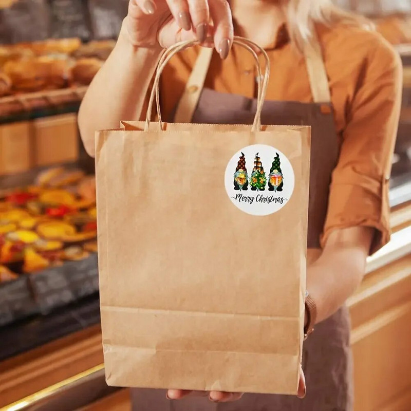 50-500 tk. Jõulupuu jõuluvana häid jõule kleebised 2,5 cm tänukleebised kingituse sulgemiseks pühade kommikoti kaunistuseks