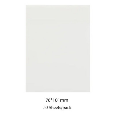 50 lehte Loominguline läbipaistev PET veekindel Postitatud Märkmikud Märkmikud Märkmikud koolitarvete jaoks Kontoritarbed