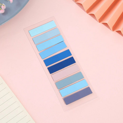 Πολύχρωμες διαφανείς κολλώδεις σημειώσεις Αυτοκόλλητες μαρκαδόροι βιβλίων Καρτέλες σχολιασμού Χαρτί επιστολόχαρτα Σχολικά είδη γραφείου