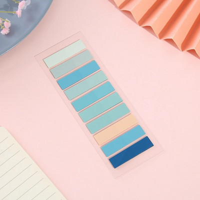 Πολύχρωμες διαφανείς κολλώδεις σημειώσεις Αυτοκόλλητες μαρκαδόροι βιβλίων Καρτέλες σχολιασμού Χαρτί επιστολόχαρτα Σχολικά είδη γραφείου