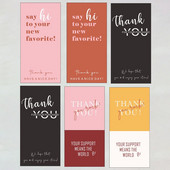 5*10cm 30τμχ Ευχαριστώ Αυτοκόλλητα Σφραγίδα Ετικέτες Μικρή επιχείρηση Εμπορεύματα Συσκευασία Σφράγιση Διακόσμηση Αυτοκόλλητα Αυτοκόλλητα συσκευασίας