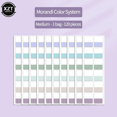 UUS Värvilised kleepuvad vahekaardid Märkmed Memorandumid Märkmik Lehekülje markerid Liigituskleebis Kontori koolitarbed