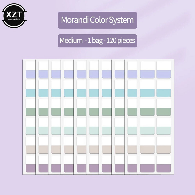 UUS Värvilised kleepuvad vahekaardid Märkmed Memorandumid Märkmik Lehekülje markerid Liigituskleebis Kontori koolitarbed