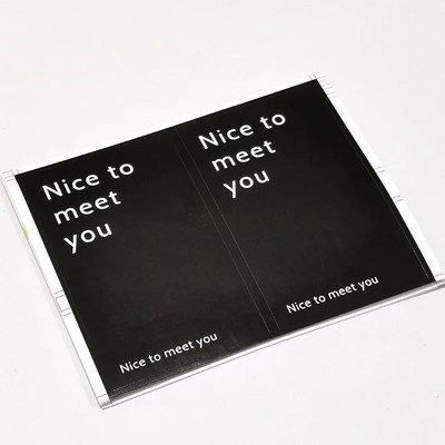 10-50 gab. Prieks iepazīties Paldies Taisnstūra uzlīmes Etiķete dāvanu kastītes iepakojumam Cepšanas konfekšu iesaiņošanas ballīte Small Business