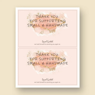 10-50 τμχ Αυτοκόλλητα Ευχαριστώ 5*8 εκατοστά Ετικέτες σφραγίδας ορθογώνια αυτοκόλλητα για μικρές επιχειρήσεις Δώρο Συσκευασία Διακόσμηση Αυτοκόλλητα σφράγισης