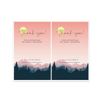 10-50 τμχ Αυτοκόλλητα Ευχαριστώ 5*8 εκατοστά Ετικέτες σφραγίδας ορθογώνια αυτοκόλλητα για μικρές επιχειρήσεις Δώρο Συσκευασία Διακόσμηση Αυτοκόλλητα σφράγισης