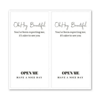 50 tk valge lihtne ristkülikukujuline tänukleebis pühadepeo kinkekarbi kaunistus küpsetamiseks kooki pitseerimiseks kleebis ettevõtete pakend