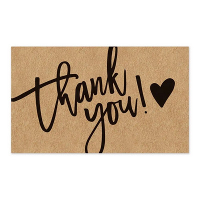 Etichete de felicitare de 30 buc. Vă mulțumim pentru comanda dvs. Card de hârtie kraft pentru afaceri mici, bricolaj, artizanat, card de decorare pentru cadou, vânzare cu amănuntul online