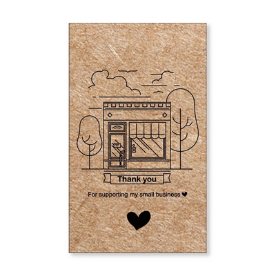 Etichete de felicitare de 30 buc. Vă mulțumim pentru comanda dvs. Card de hârtie kraft pentru afaceri mici, bricolaj, artizanat, card de decorare pentru cadou, vânzare cu amănuntul online