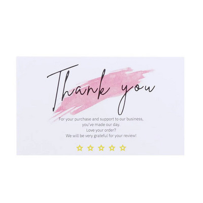 Etichete de felicitare de 30 buc. Vă mulțumim pentru comanda dvs. Card de hârtie kraft pentru afaceri mici, bricolaj, artizanat, card de decorare pentru cadou, vânzare cu amănuntul online
