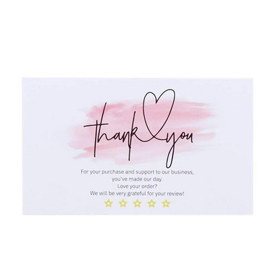 Etichete de felicitare de 30 buc. Vă mulțumim pentru comanda dvs. Card de hârtie kraft pentru afaceri mici, bricolaj, artizanat, card de decorare pentru cadou, vânzare cu amănuntul online