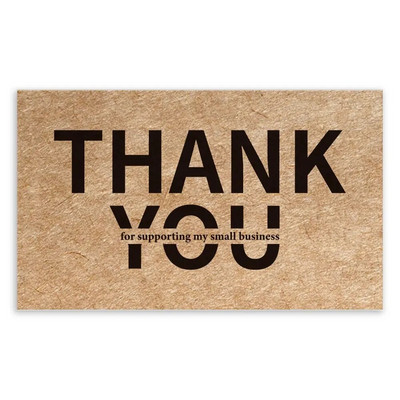 Etichete de felicitare de 30 buc. Vă mulțumim pentru comanda dvs. Card de hârtie kraft pentru afaceri mici, bricolaj, artizanat, card de decorare pentru cadou, vânzare cu amănuntul online