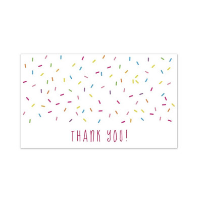 30 vnt. balta padėkos atvirutė padėkos už užsakymą kortelė Pagyrimo etiketės mažoms įmonėms Dekoras mažoms parduotuvėms dovanų paketas
