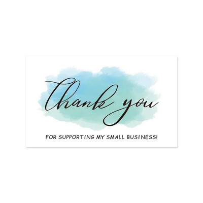 30 vnt. balta padėkos atvirutė padėkos už užsakymą kortelė Pagyrimo etiketės mažoms įmonėms Dekoras mažoms parduotuvėms dovanų paketas