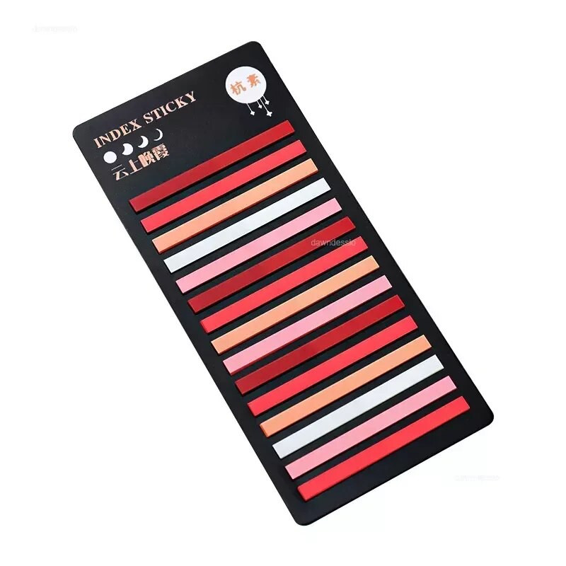 300 φύλλα Έγχρωμα αυτοκόλλητα Διαφανείς καρτέλες ευρετηρίου φθορισμού Σημαίες Σελίδα με κολλώδη σημείωση Σελιδοδείκτης Σχολικά είδη γραφείου Χαρτικά