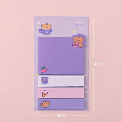 1 τεμάχια Kawaii Cute Animals Χαρτί με κολλητικές σημειώσεις Δημιουργικά σημειωματάρια σημειωματάρια γραφείου Σχολική γραφική ύλη Αυτοκόλλητα διακοσμητικά