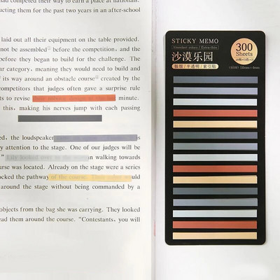300 de foi Bloc de note cu indice de culoare curcubeu Note lipicioase Hârtie autocolant Bloc de note Semn de carte Rechizite școlare Kawaii Papetarie Cadouri
