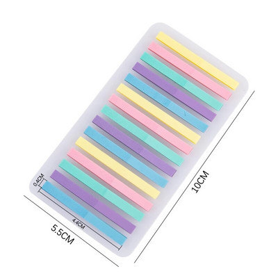 300 de foi Bloc de note cu indice de culoare curcubeu Note lipicioase Hârtie autocolant Bloc de note Semn de carte Rechizite școlare Kawaii Papetarie Cadouri