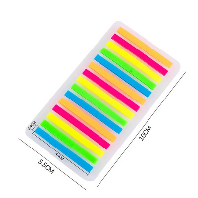 300 de foi Bloc de note cu indice de culoare curcubeu Note lipicioase Hârtie autocolant Bloc de note Semn de carte Rechizite școlare Kawaii Papetarie Cadouri