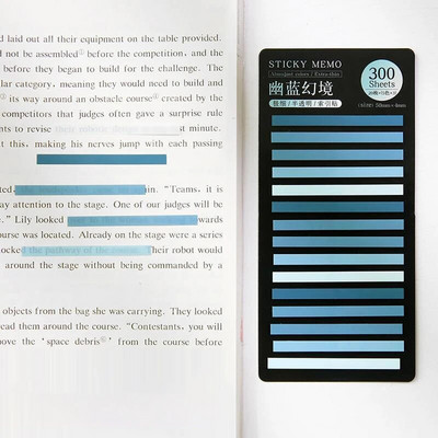 300 de foi Bloc de note cu indice de culoare curcubeu Note lipicioase Hârtie autocolant Bloc de note Semn de carte Rechizite școlare Kawaii Papetarie Cadouri