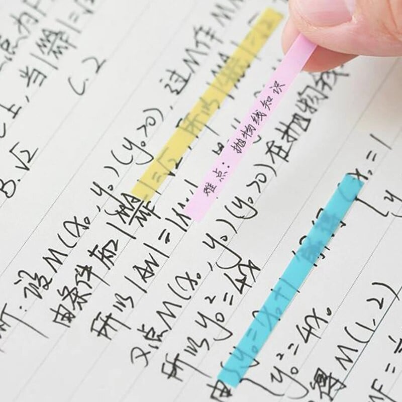 300 φύλλα Rainbow Color Index Pad Σημειωματάριο Αυτοκόλλητο από χαρτί Σημειωματάριο Σημειωματάριο σελιδοδείκτης Σχολικά είδη Δώρα Kawaii Χαρτικά